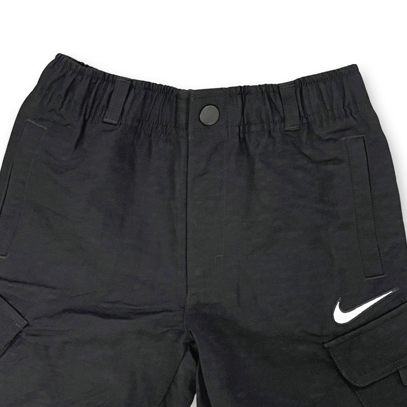 מכנס דגמח ניילון סטייל סטריט-אלגנט לבנים