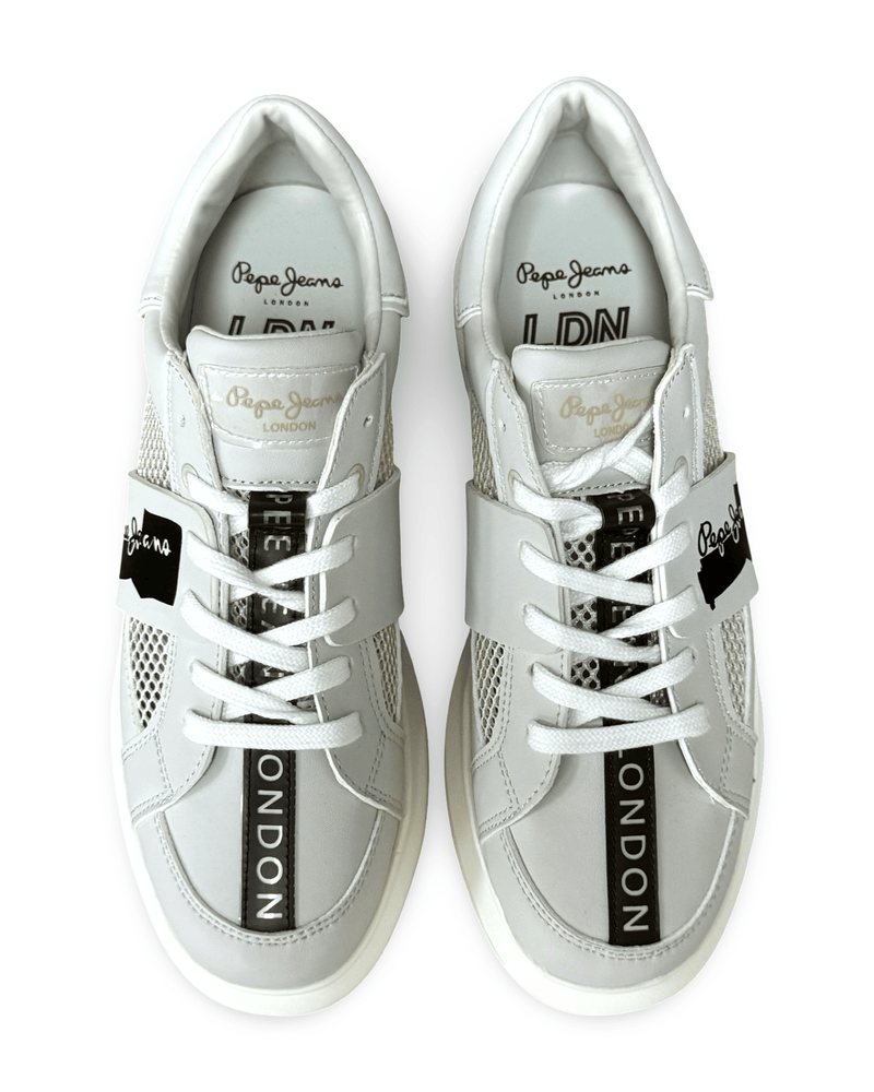 נעלי סניקרס בעיצוב משולב עם רשת לנשים