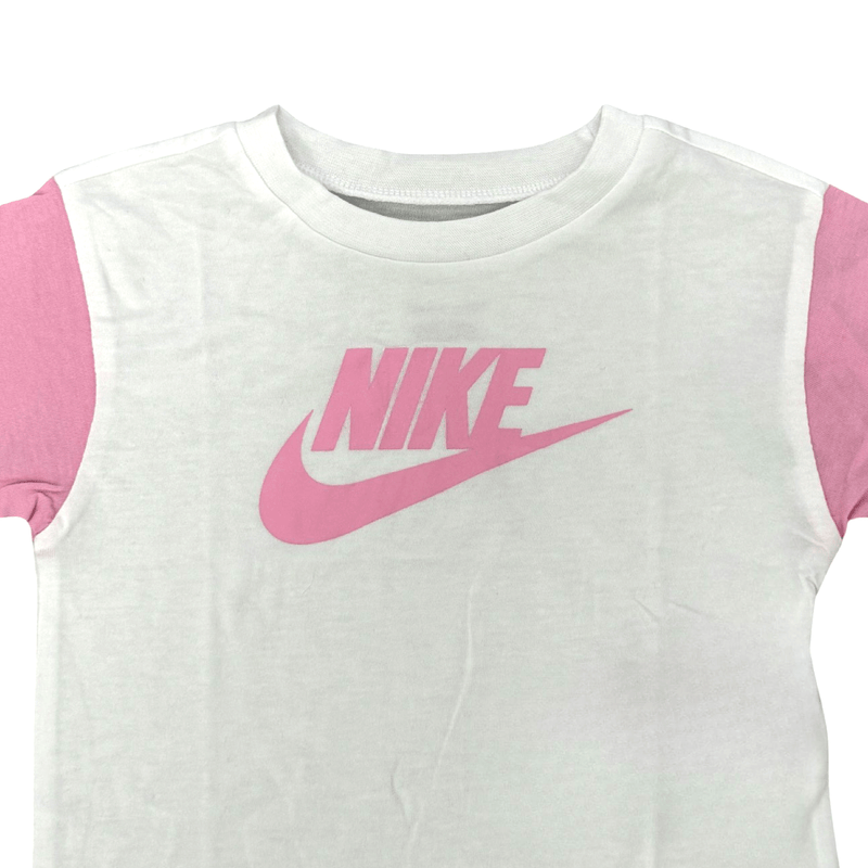 חליפת שתי חלקים עם טייץ קצר לבנות