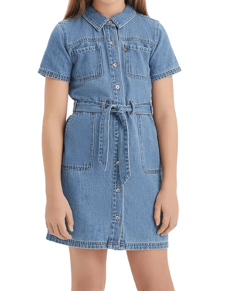 שמלת ג׳ינס קיצית