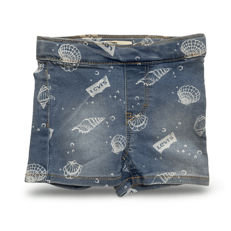 סט 2 חלקים חגיגי עם חולצת דובי ושורט גינס מצויר לבנות