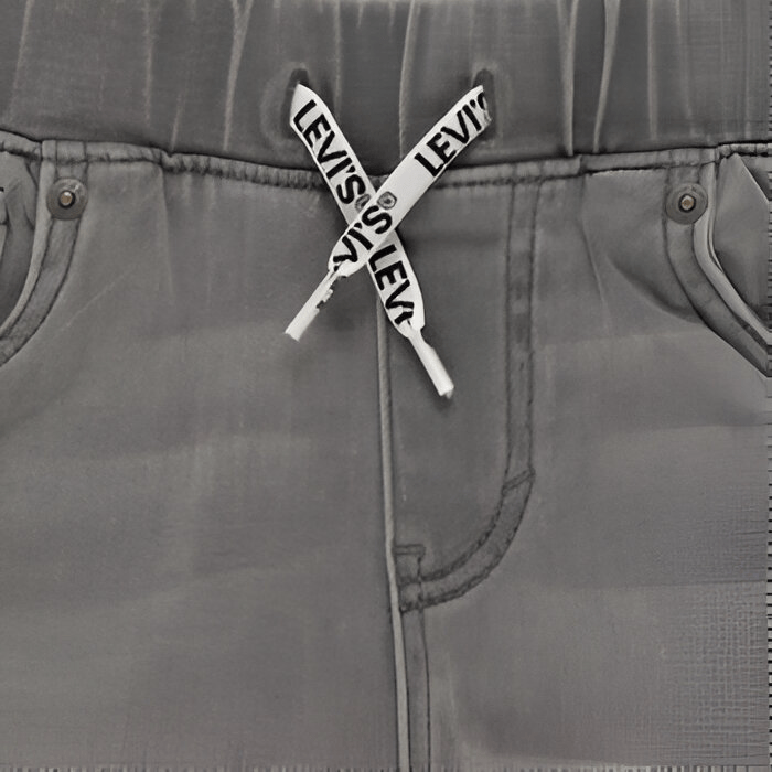 ברמודה אופנתית עם רצועת מותן נמתחת לבנים