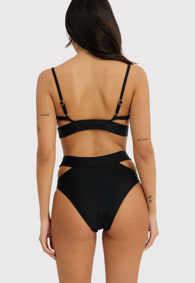 תחתון בגד ים סליפ דמוי ג׳ינס לנשים מבית ריפליי