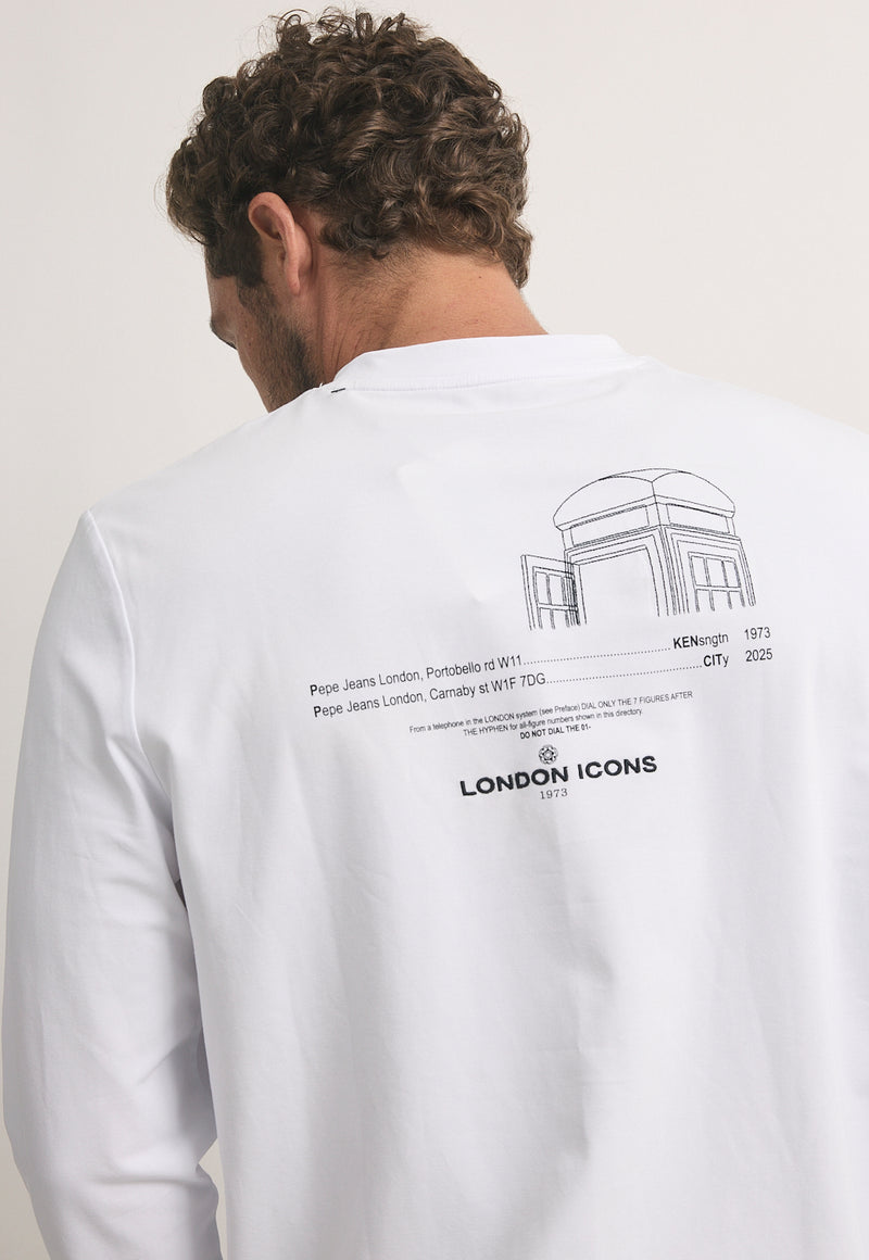 טי-שירט ארוך לגברים מבית פפה ג'ינס