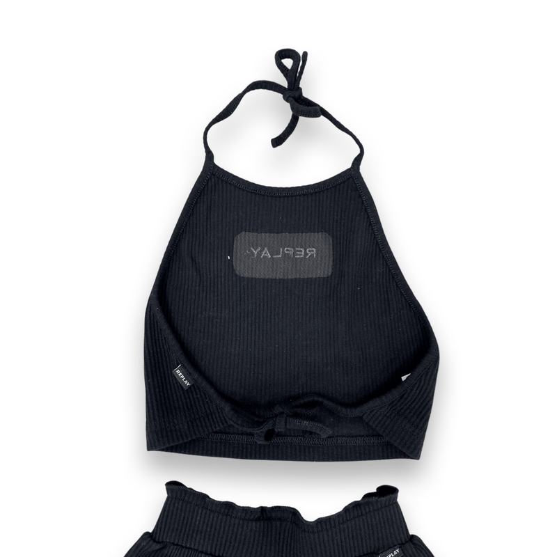 חליפת קיץ שני חלקים לבנות