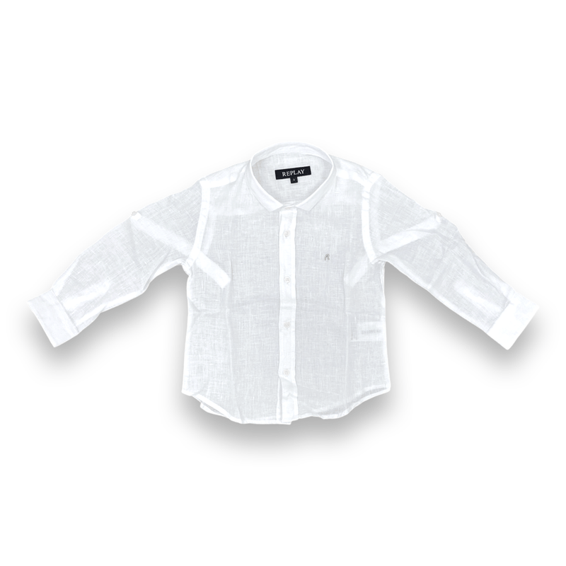 מכופתרת ארוכה לבנים