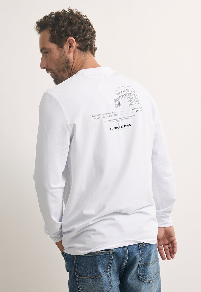 טי-שירט ארוך לגברים מבית פפה ג'ינס