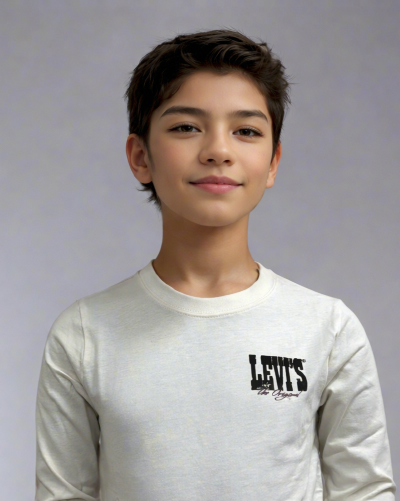 חולצת לוויס ארוכה עם ציור של קאבויים בגב | לילדים