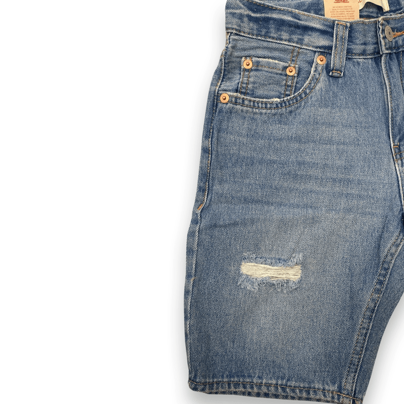 שורט/ ברמודה ג׳ינס לבנים