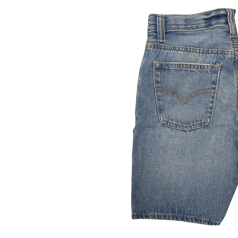 שורט/ ברמודה ג׳ינס לבנים