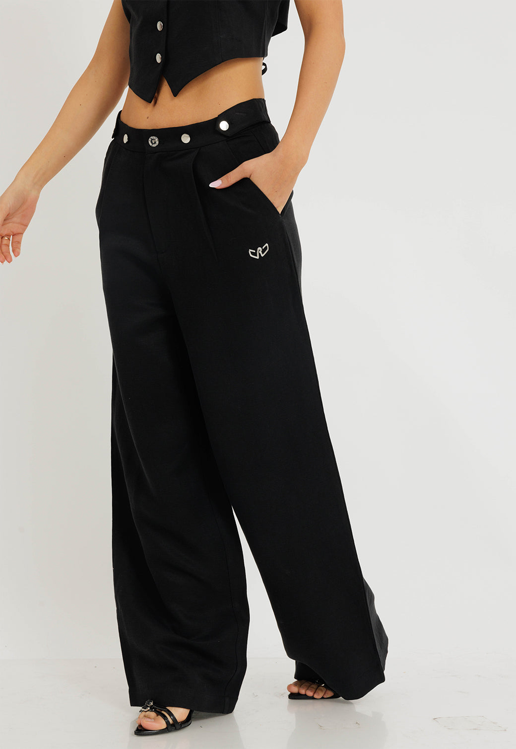 מכנסיים ארוכים מפשתן לנשים מבית ריפליי