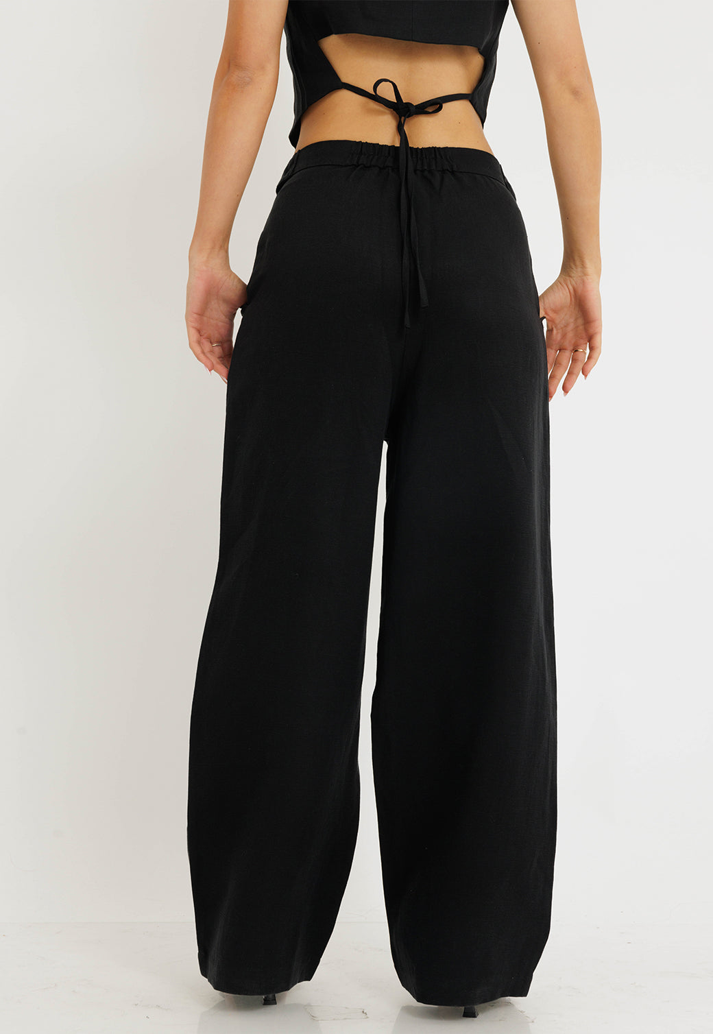 מכנסיים ארוכים מפשתן לנשים מבית ריפליי